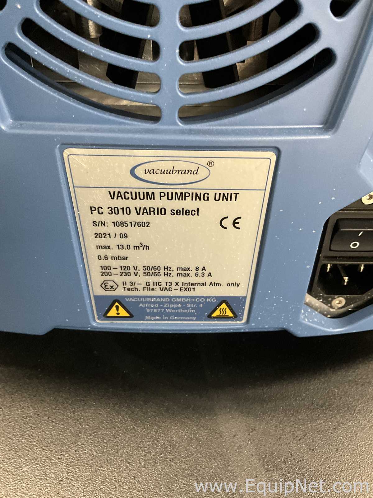 Hettich Combi Dancer II Vortex Vacuum Evaporator With Hettich Chiller to Dancer and Pump