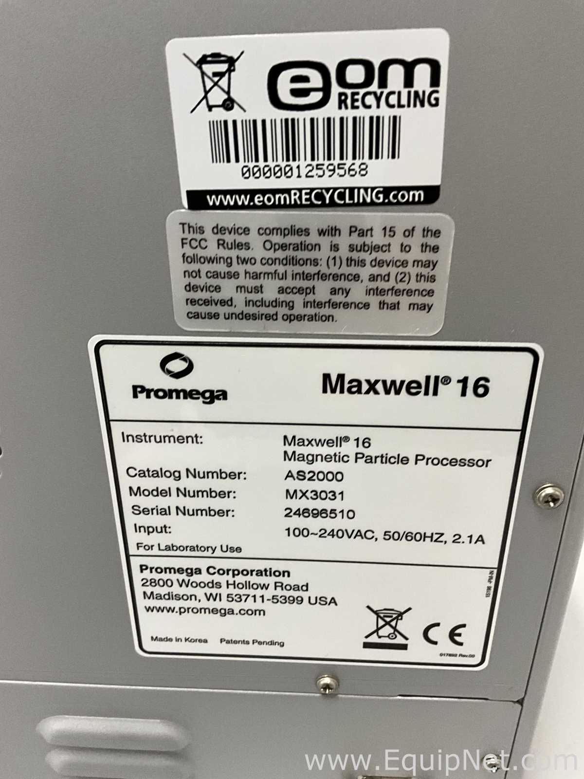 Contador de Partículas Pomega Corporation Maxwell 16 MX3031