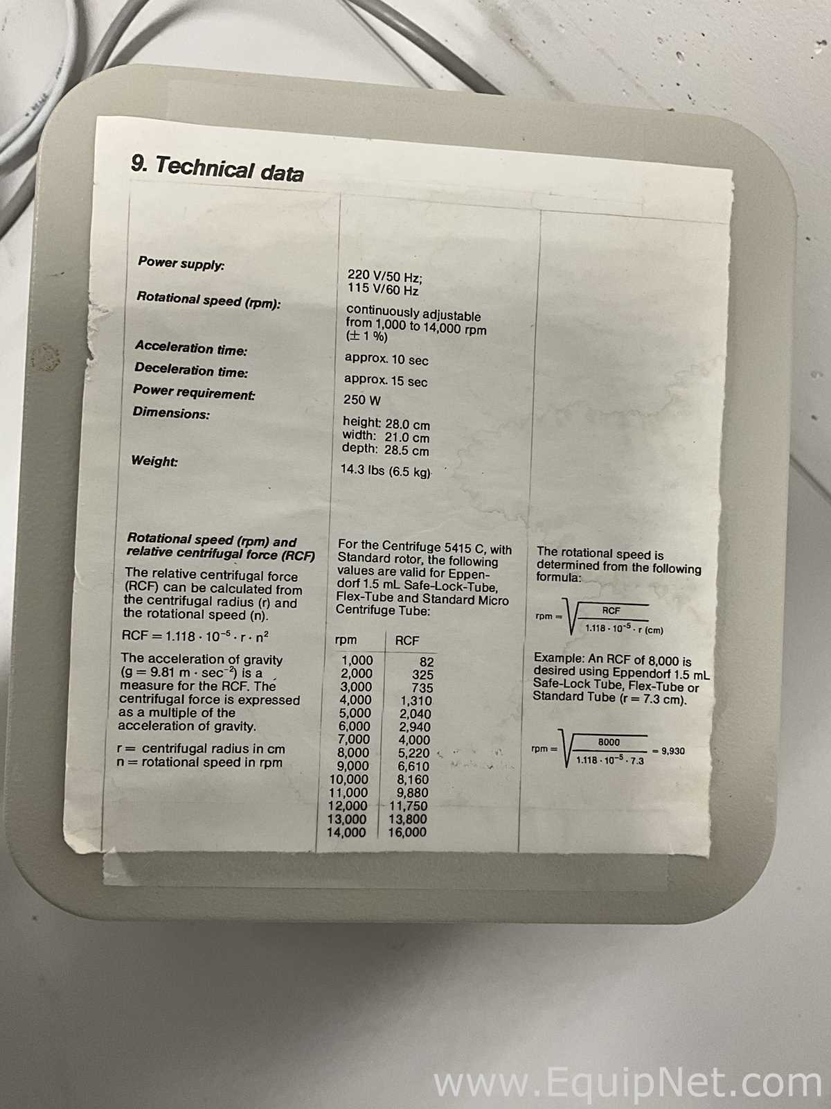 Laborzentrifuge Eppendorf 5415C