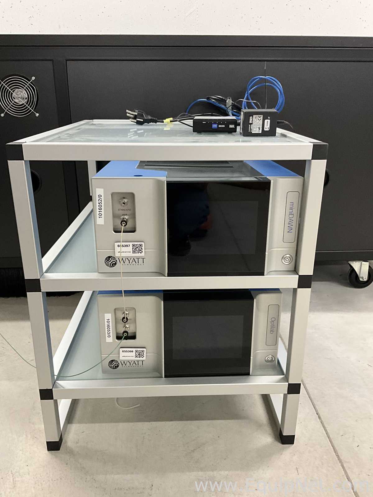 Wyatt Technology miniDAWN Scattering Detector With Optilab Differential Refractive Index Detector