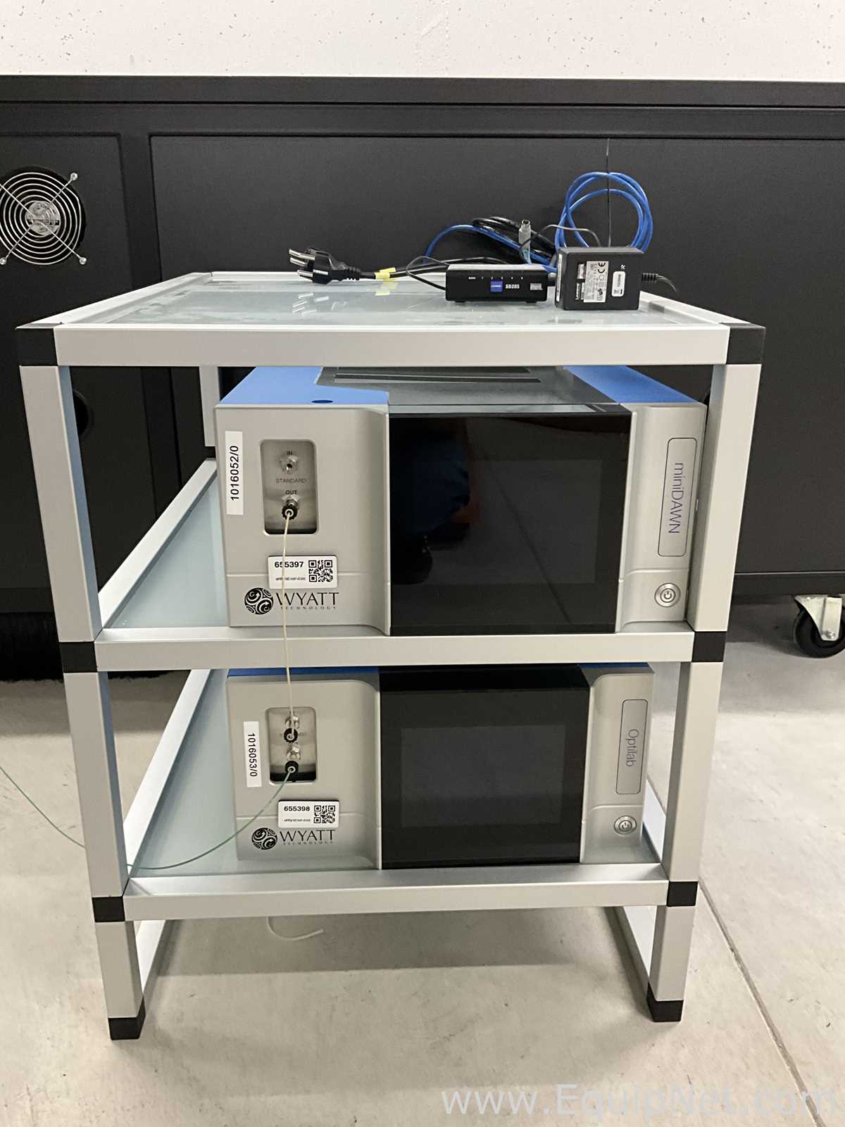 Wyatt Technology miniDAWN Scattering Detector With Optilab Differential Refractive Index Detector