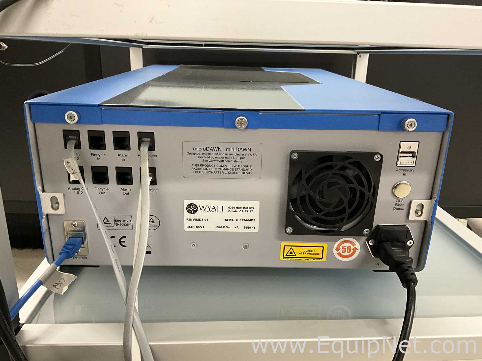 Wyatt Technology miniDAWN Scattering Detector With Optilab Differential Refractive Index Detector