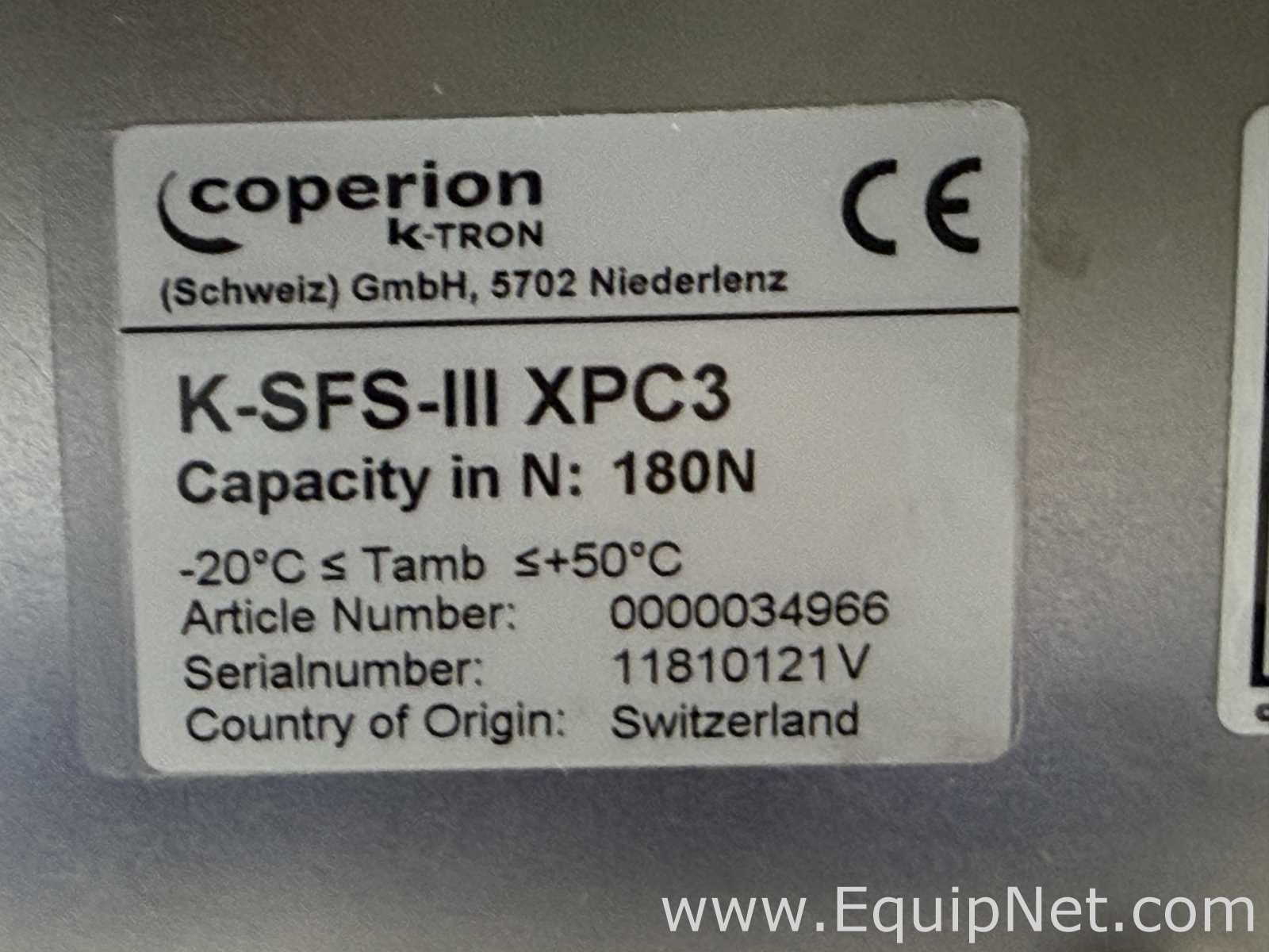 Alimentador de Parafuso Coperion K-Tron K-CL-SFS-MT12