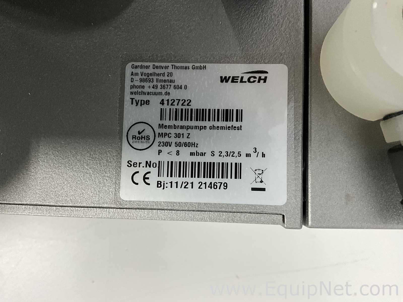 Membranpumpe Welch 412722