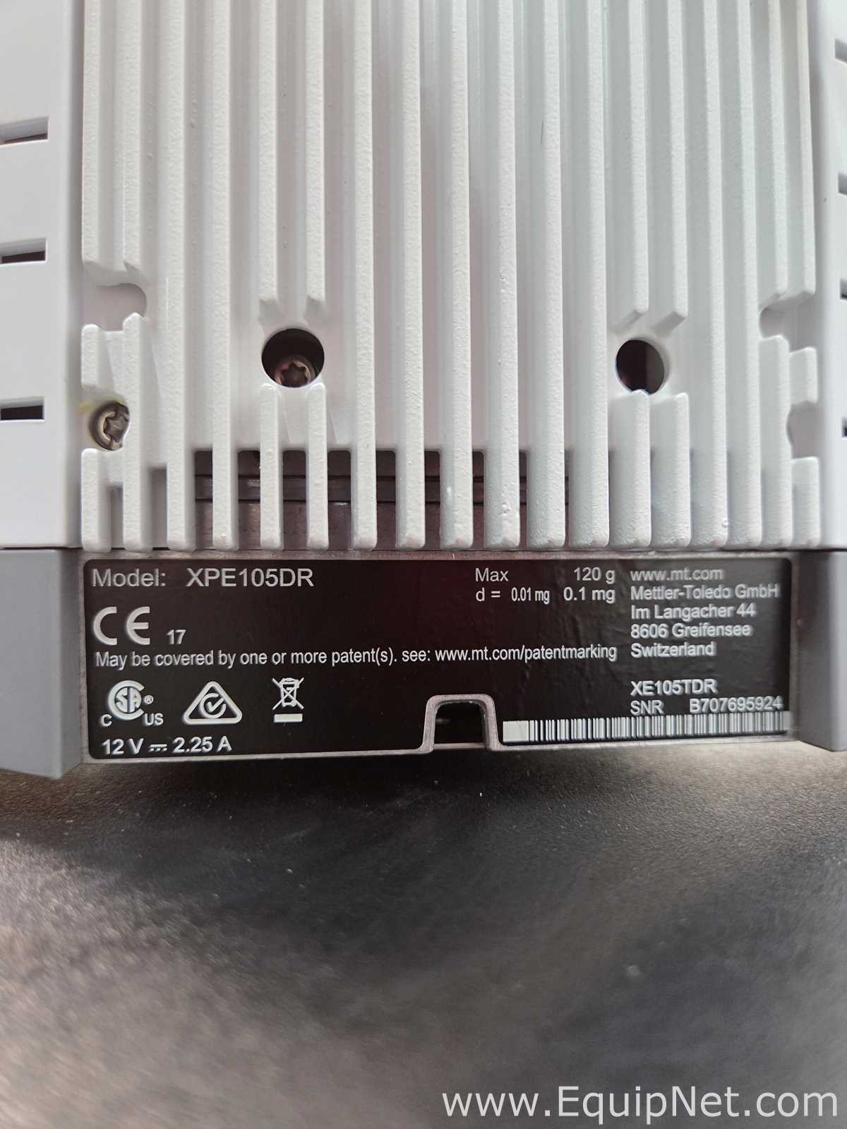 Balança de Laboratório Mettler Toledo XPE105DR