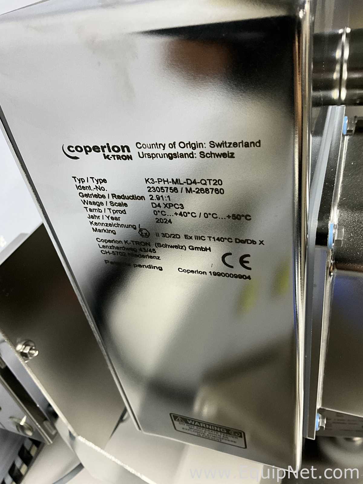 Alimentador de Parafuso Coperion K-Tron K3-PH-ML-D4-QT20