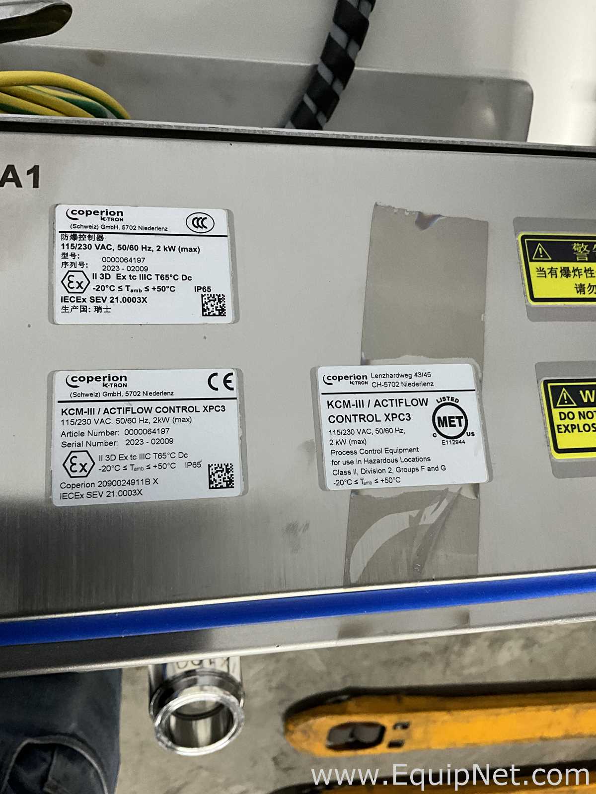 Alimentador de Parafuso Coperion K-Tron K3-PH-ML-D4-QT20