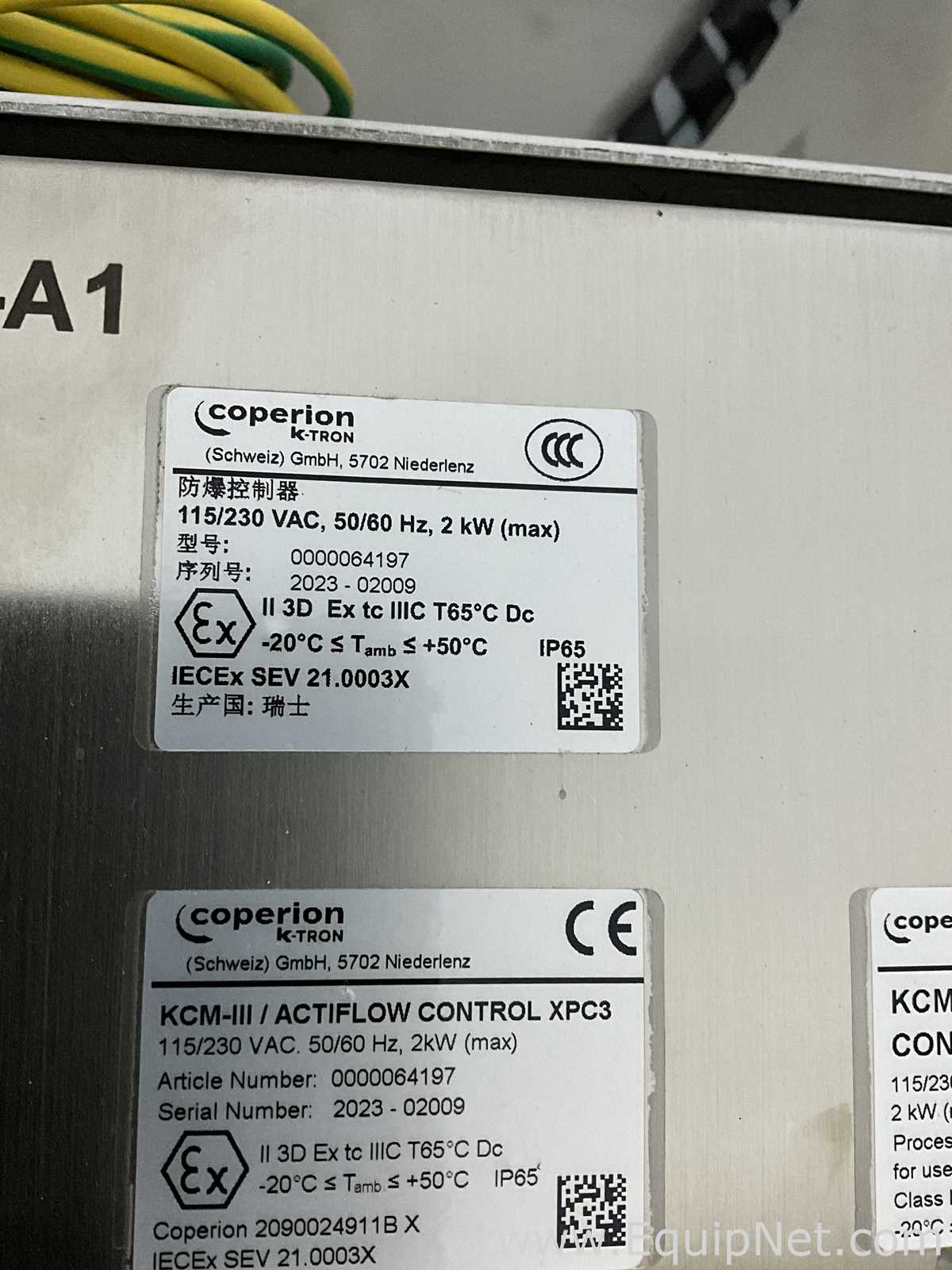 Alimentador de Parafuso Coperion K-Tron K3-PH-ML-D4-QT20