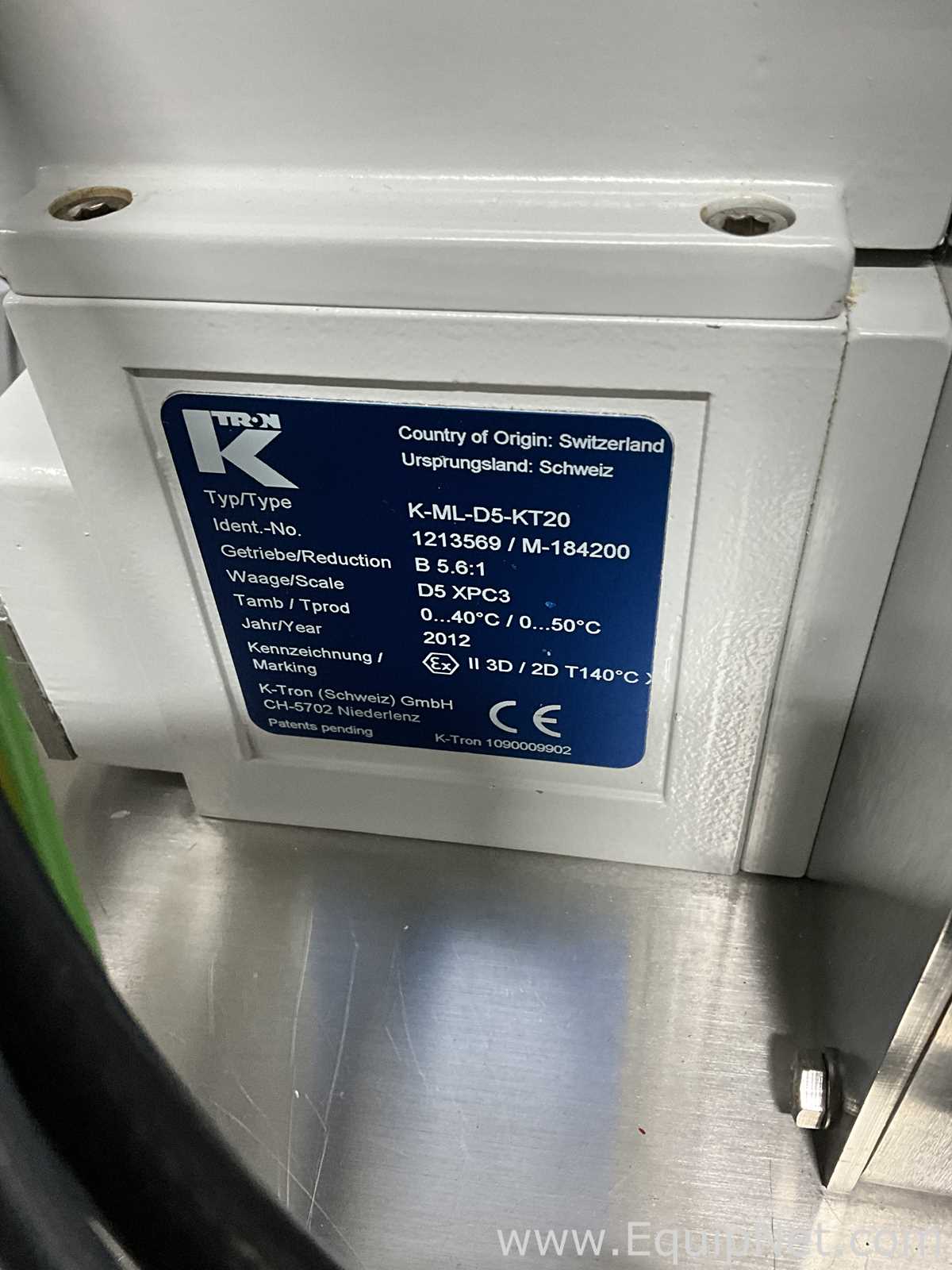 Alimentador de Parafuso Coperion K-Tron K-ML-D5-KT20