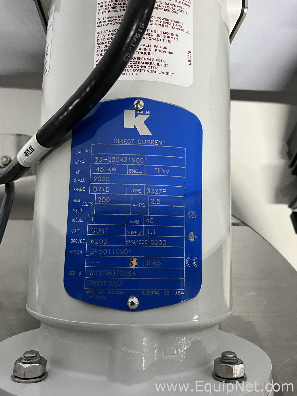 Alimentador de Parafuso Coperion K-Tron K-ML-D5-KT20