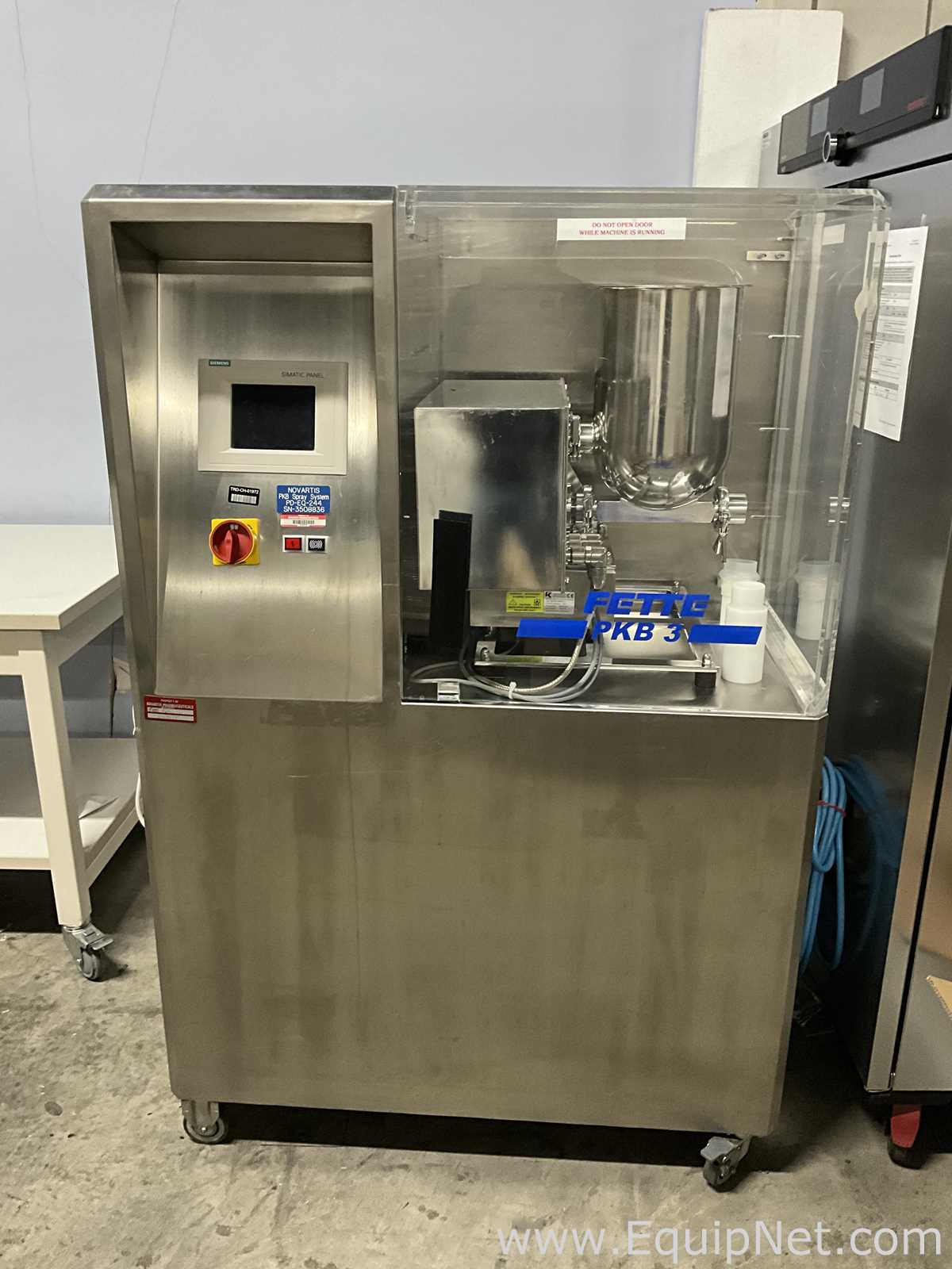 Compressora de Comprimidos Fette PKB3