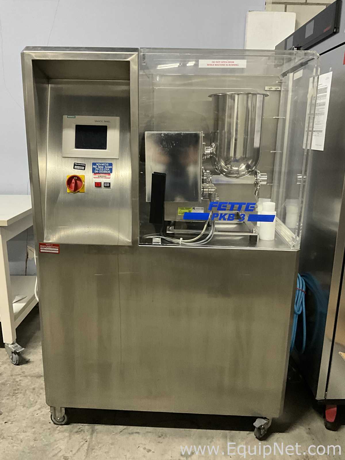 Compressora de Comprimidos Fette PKB3