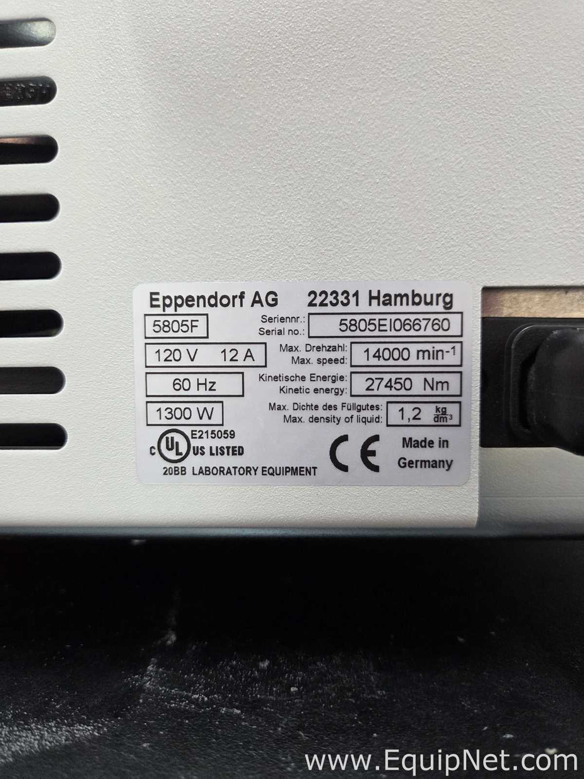 Centrífuga para laboratorio Eppendorf 5804R