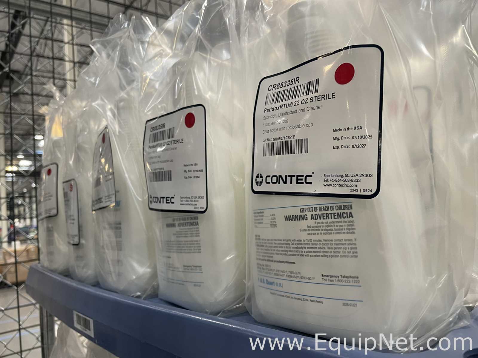 Large Lot of Cleanroom Disinfectants and Cleaning Supplies