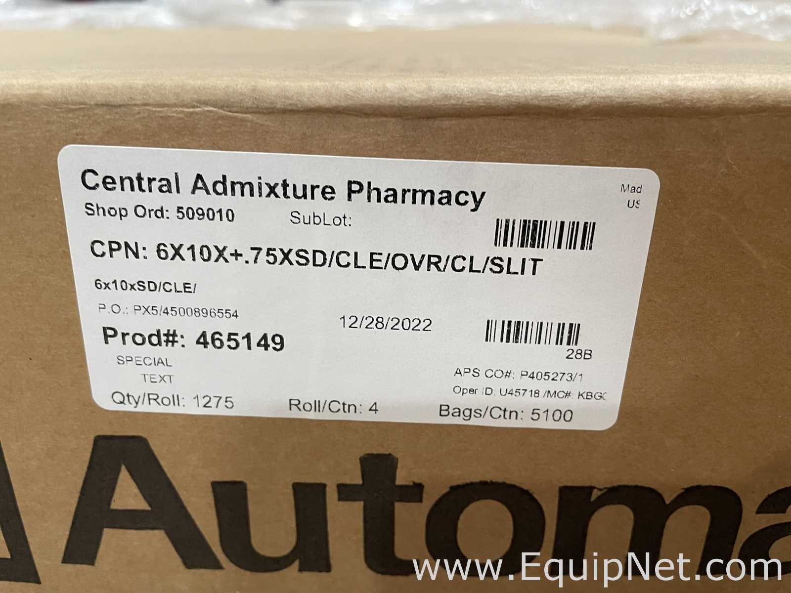  Automated Packaging Systems Inc 