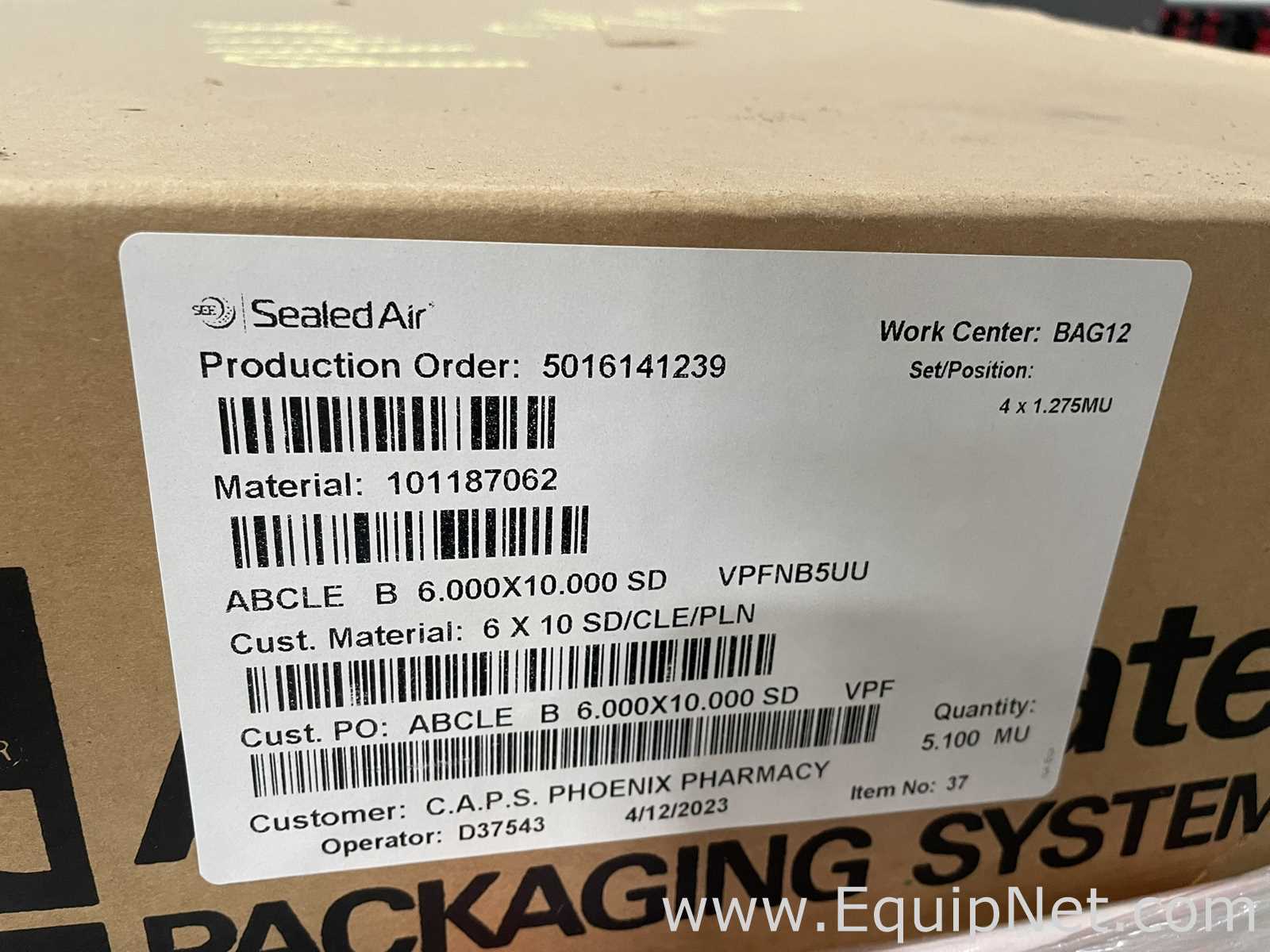  Automated Packaging Systems Inc 