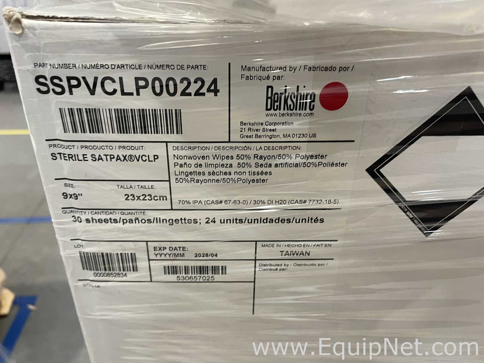 Verbrauchsmaterial Berkshire Sterile Satpax