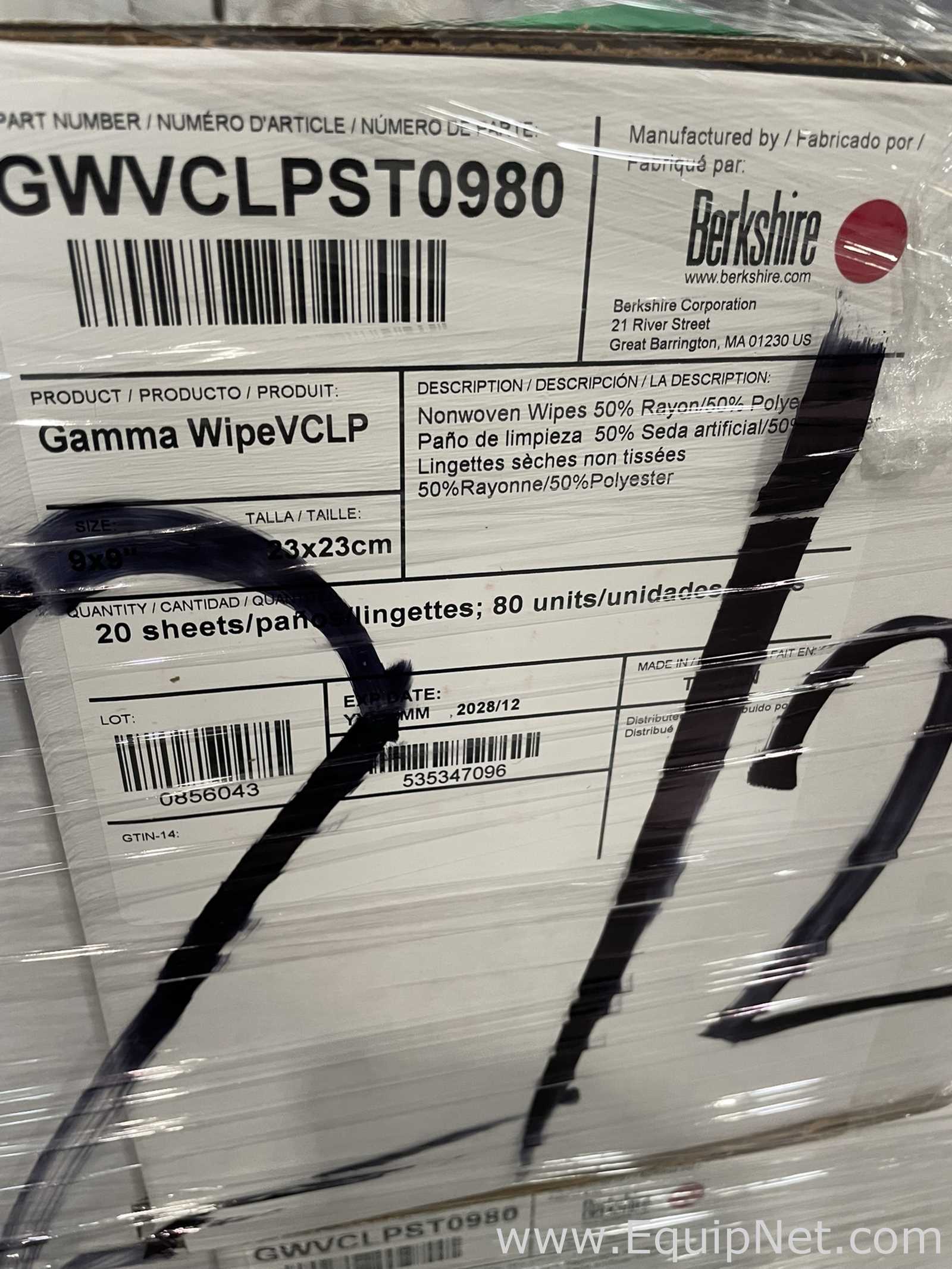 Verbrauchsmaterial Berkshire Gamma Wipe VCLP
