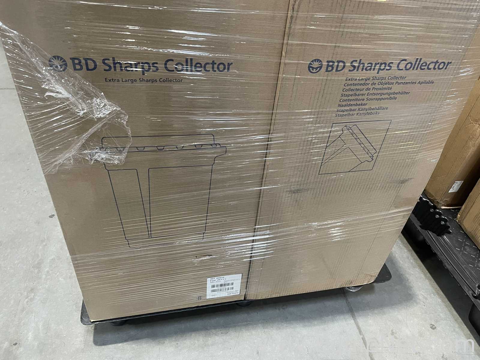 Large Lot of Unused BD 305610 and 305615 Extra Large Sharps Collectors