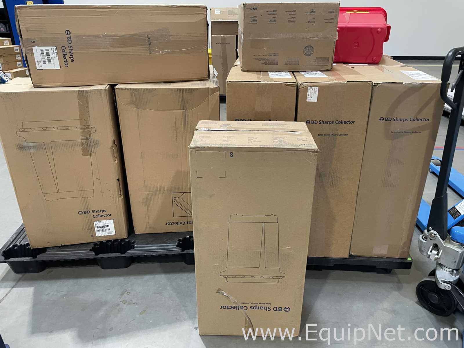 Large Lot of Unused BD 305610 17 Gallon Sharps Collectors