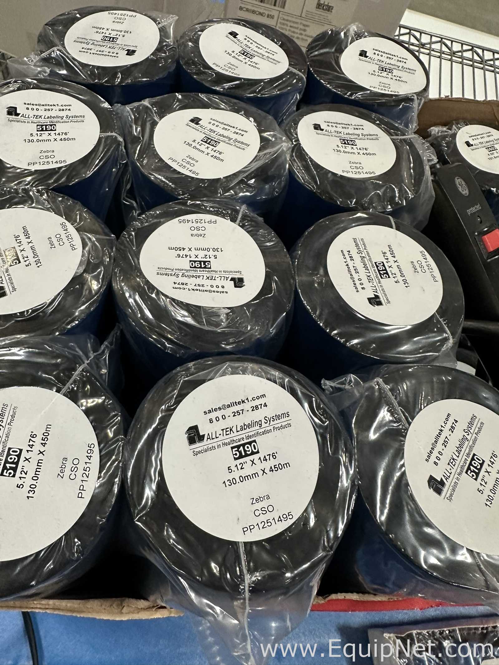 Large Lot of Barcode Scanners, Thermal Transfer Ribbons, Cleanroom Paper, Wire Shelving and Utility