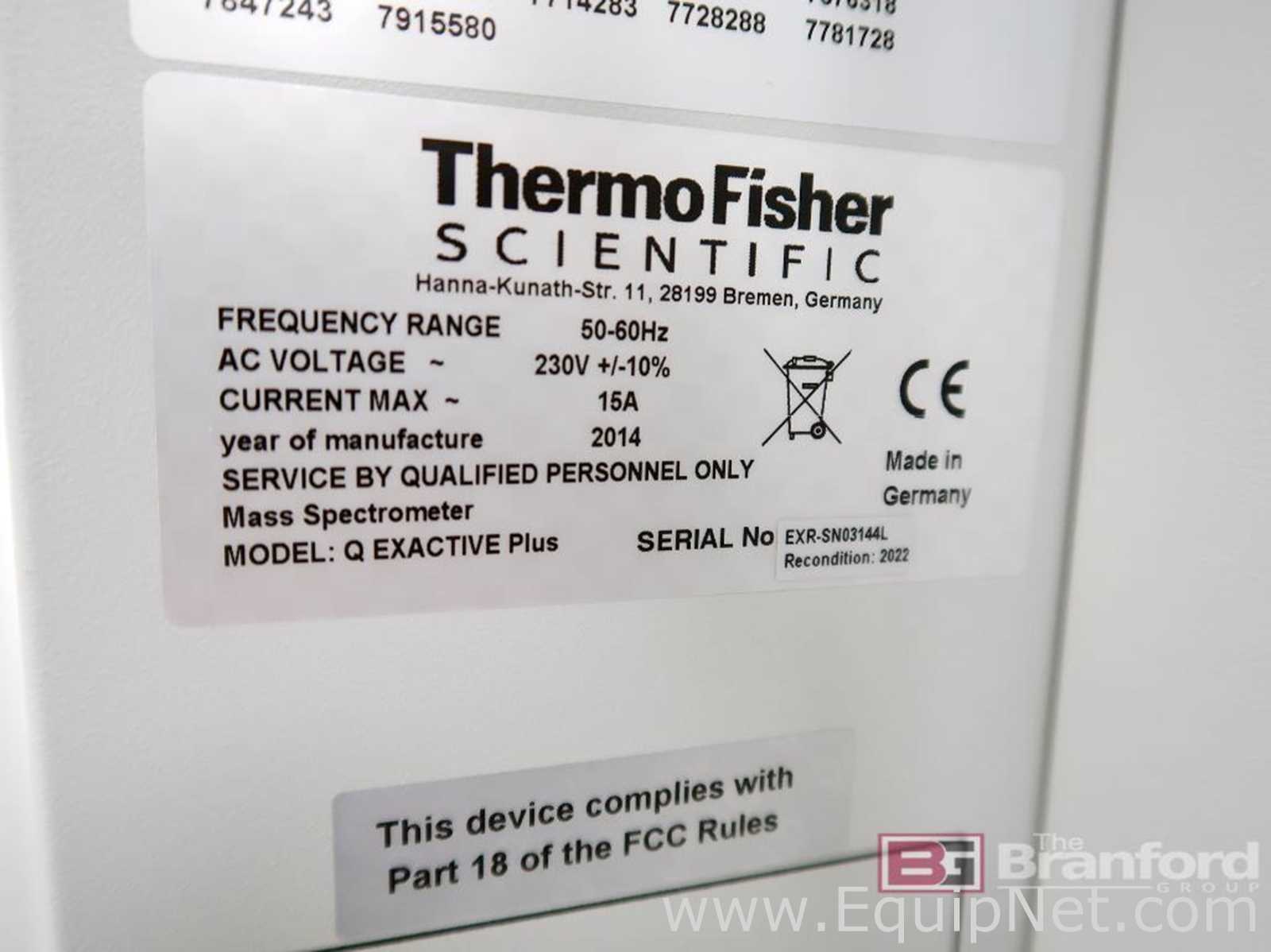Equipamento Analíticos Thermo Fisher Scientific Thermo Scientific Q Exactive Plus Mass Spectrometer