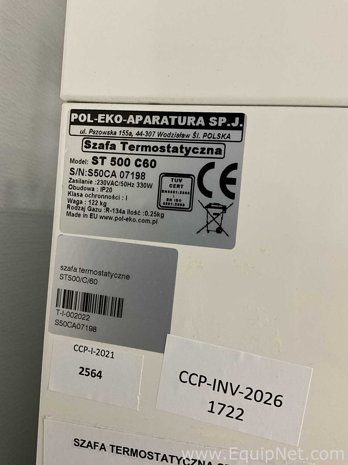 Incubadora Pol-Eko Aparatura SP.J. ST 500 C60