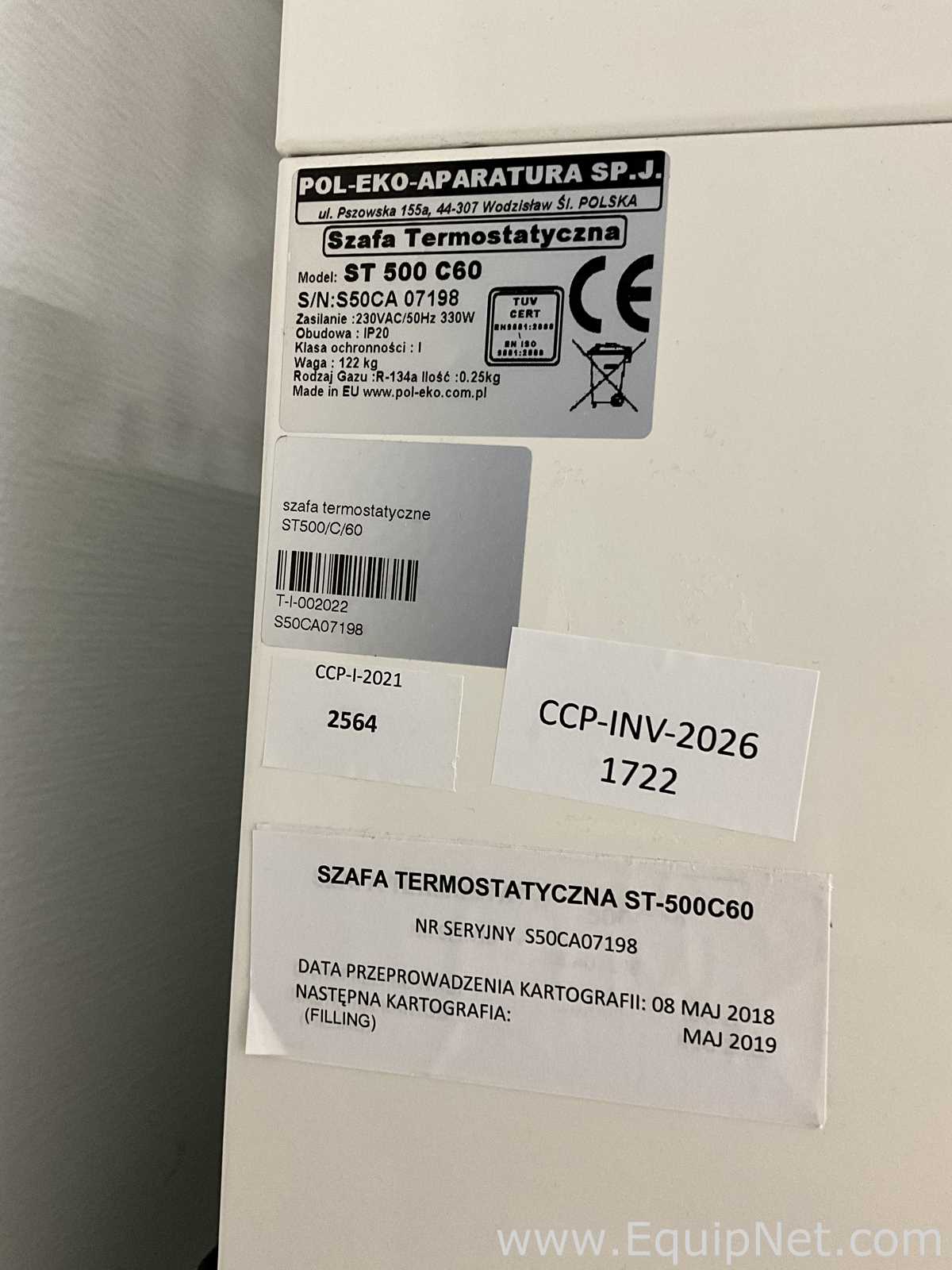 Incubadora Pol-Eko Aparatura SP.J. ST 500 C60