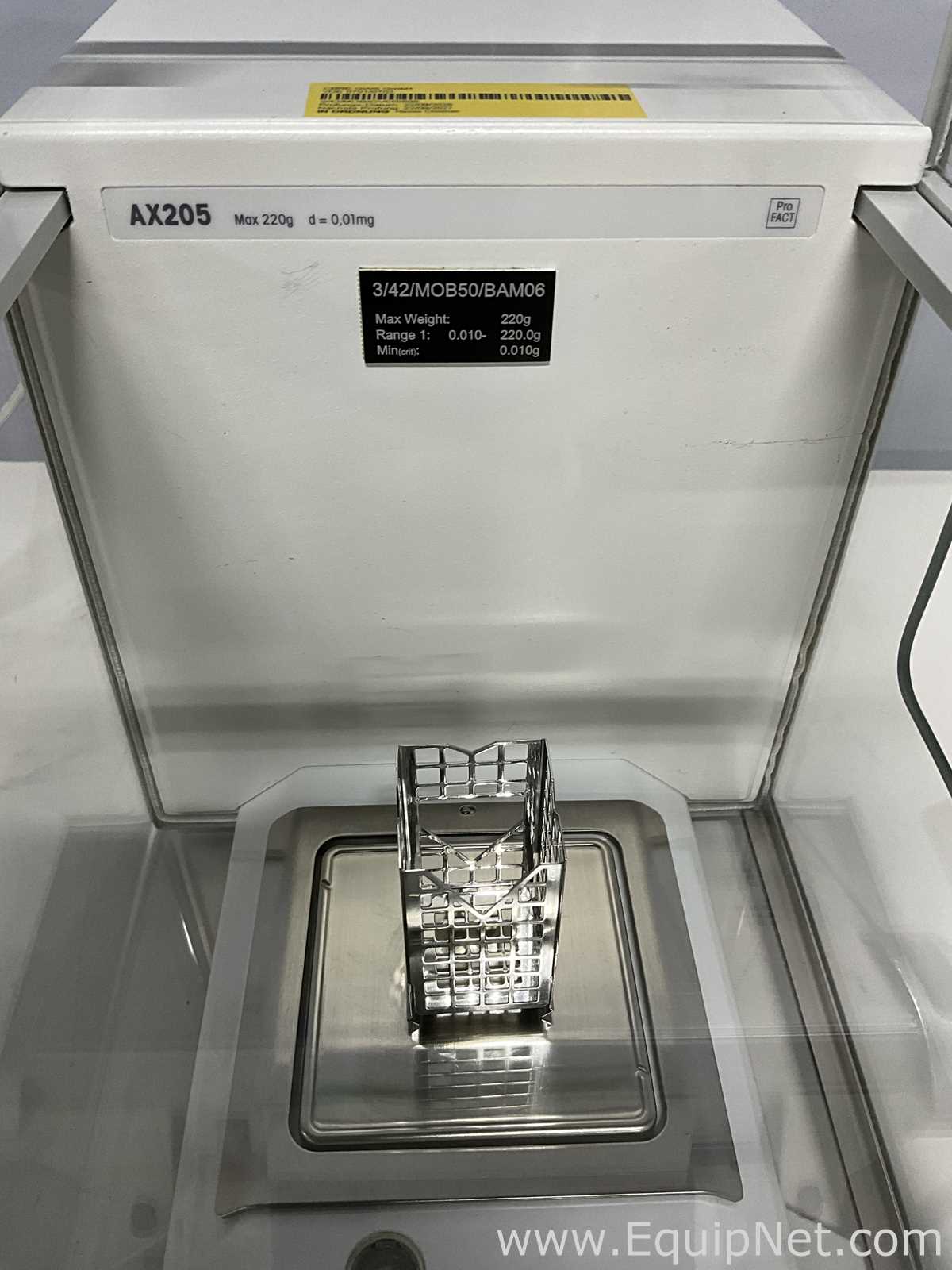 Mettler Toledo AX205 High Precision Laboratory Analytical Balance