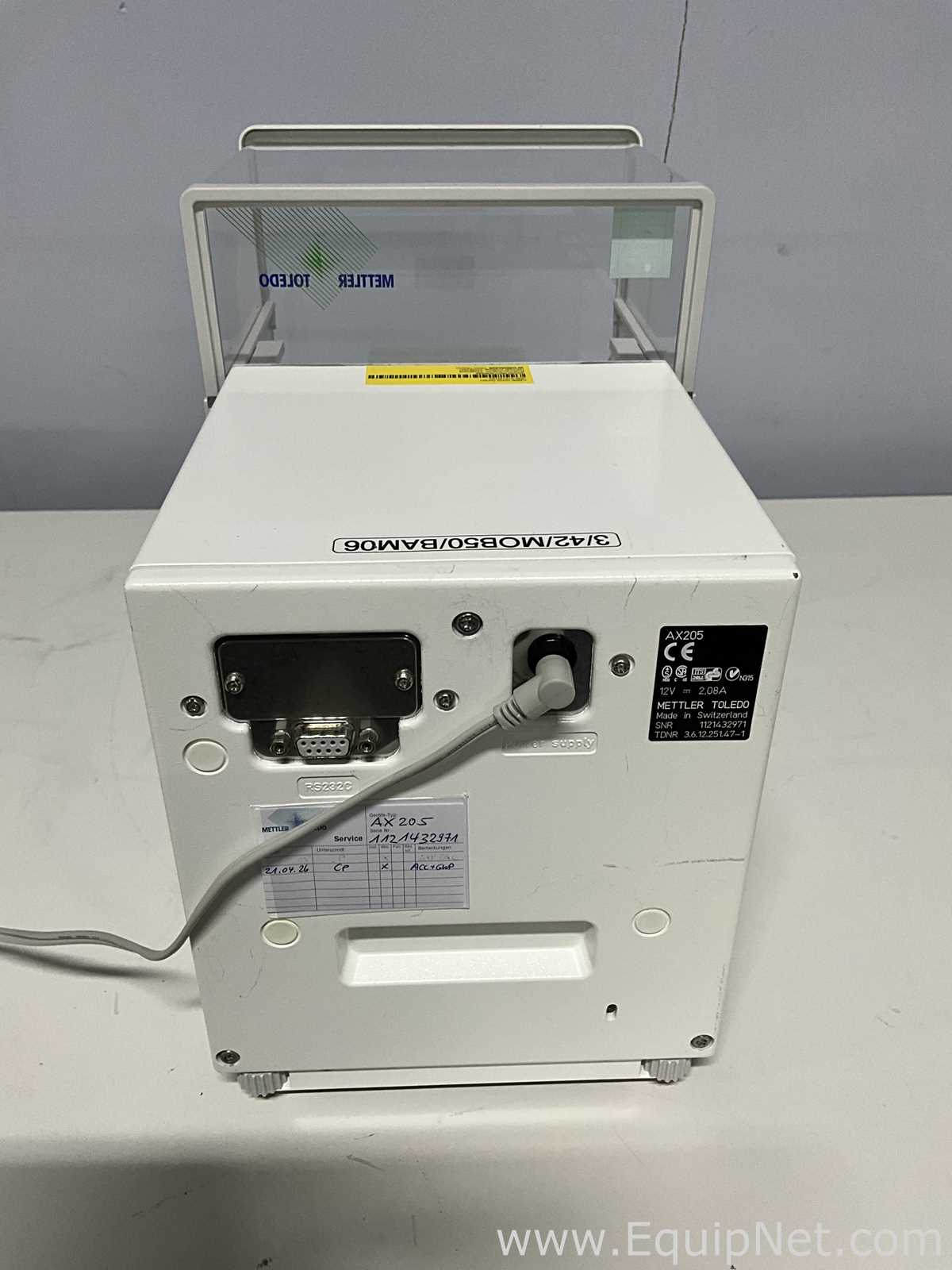 Mettler Toledo AX205 High Precision Laboratory Analytical Balance