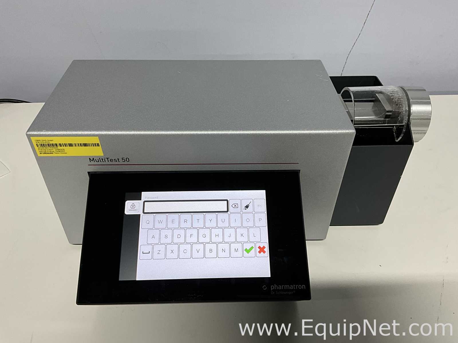 Sotax Pharmatron MultiTest50 G2 Hardness Tester