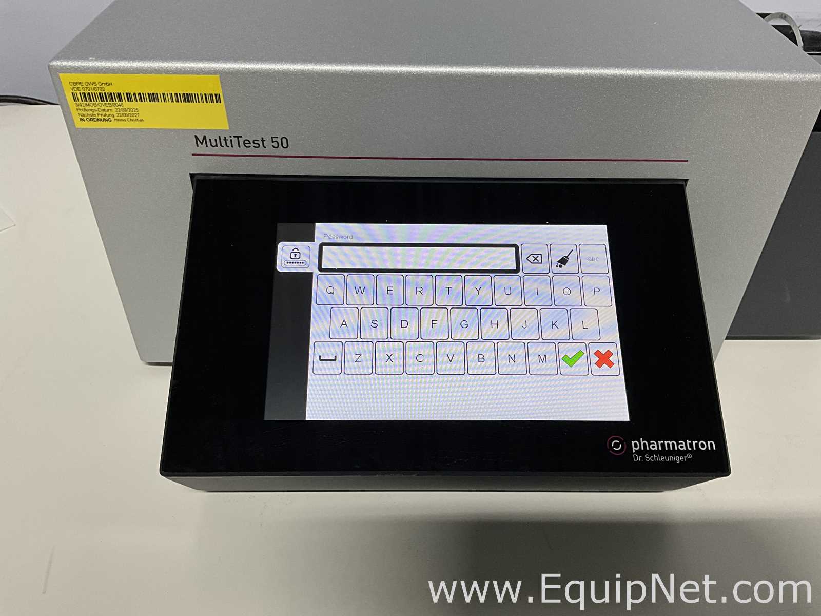 Sotax Pharmatron MultiTest50 G2 Hardness Tester
