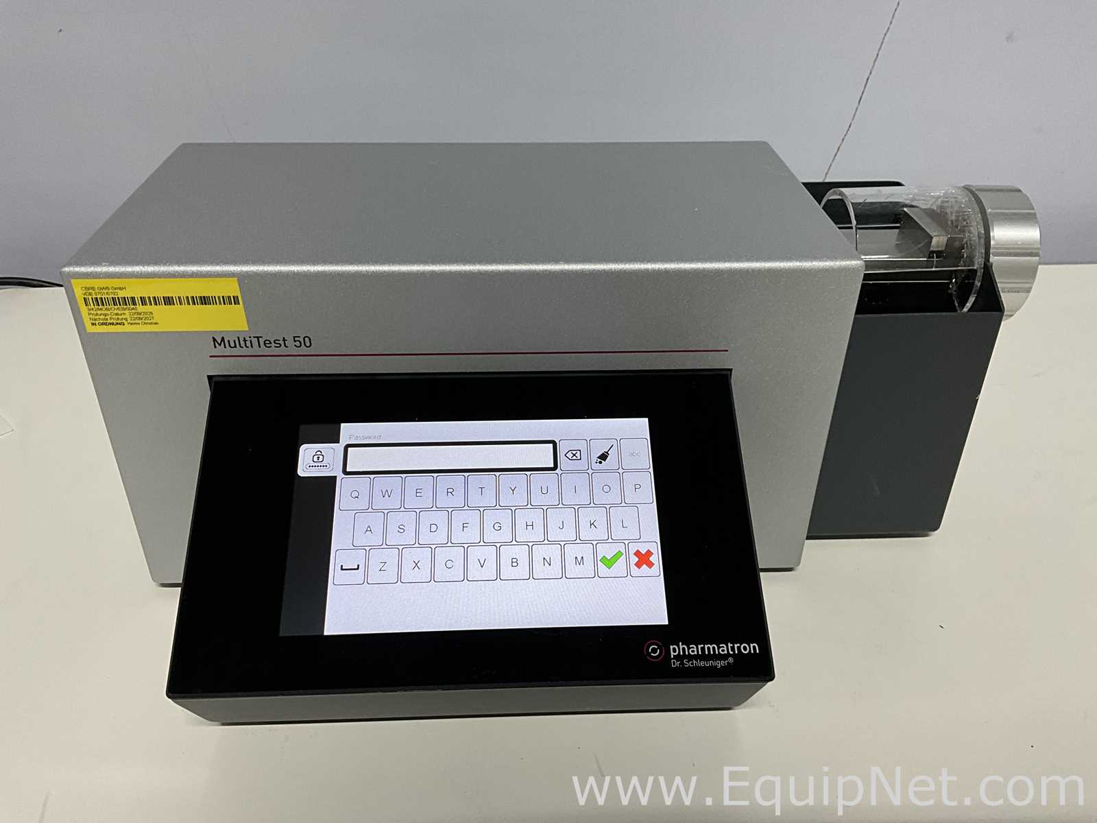 Sotax Pharmatron MultiTest50 G2 Hardness Tester