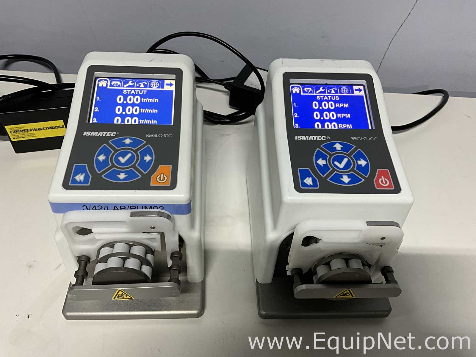 Lot of 2 Ismatec Reglo ICC Digital Multi-Channel Peristaltic Pumps