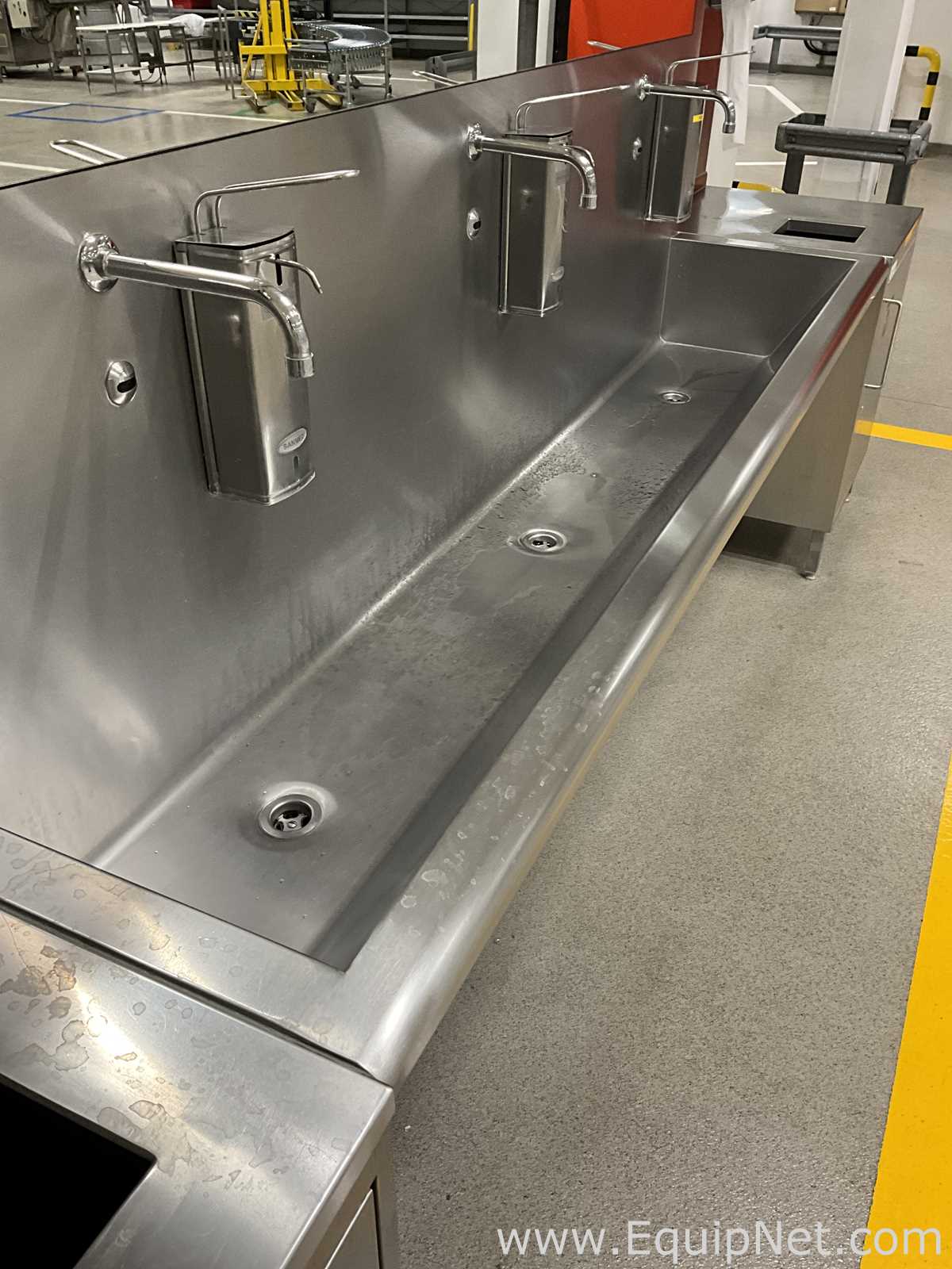 Estación para Lavado Acero inoxidable Wiejak Med 