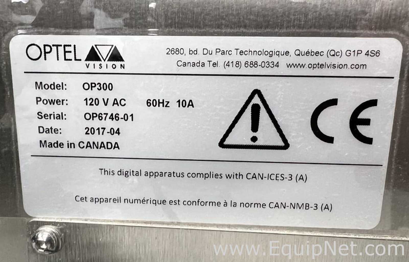 Máquina de Inspeção Optel Vision Systems OP300