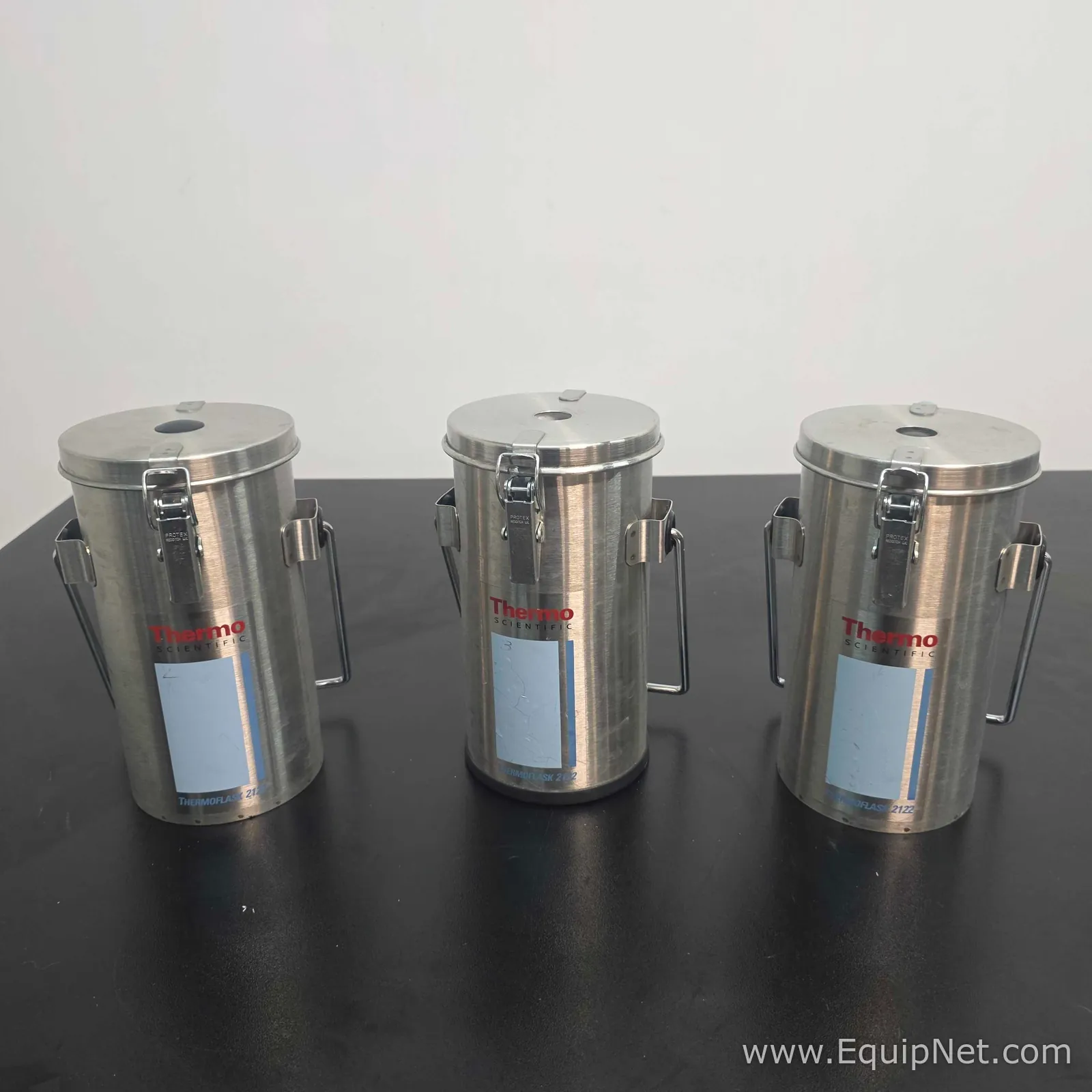 lote de  3 Equipamento de Apoio Criogênico Thermo Scientific ThernoFlask 2122