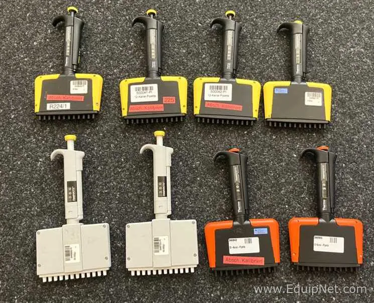Lote de 8 Pipeteador Thermo Scientific Finnpipette