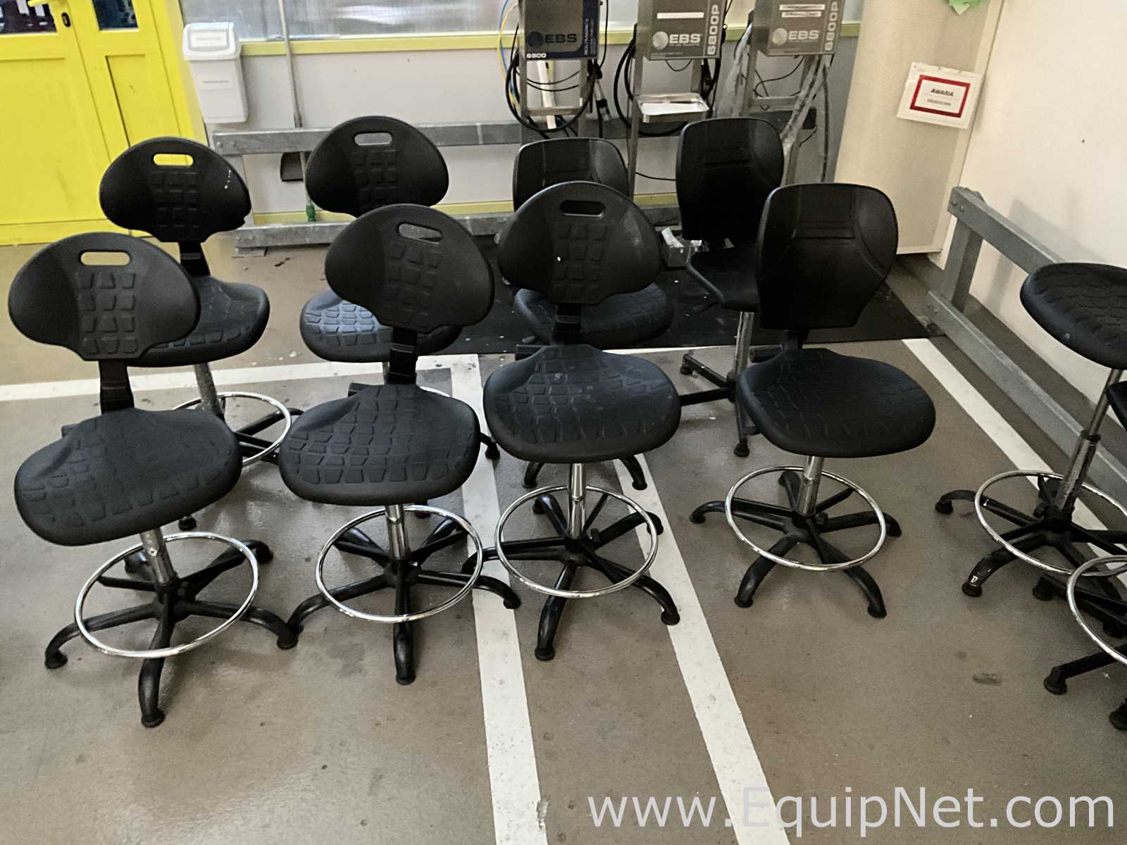 Lot of 8 Laboratory Chairs