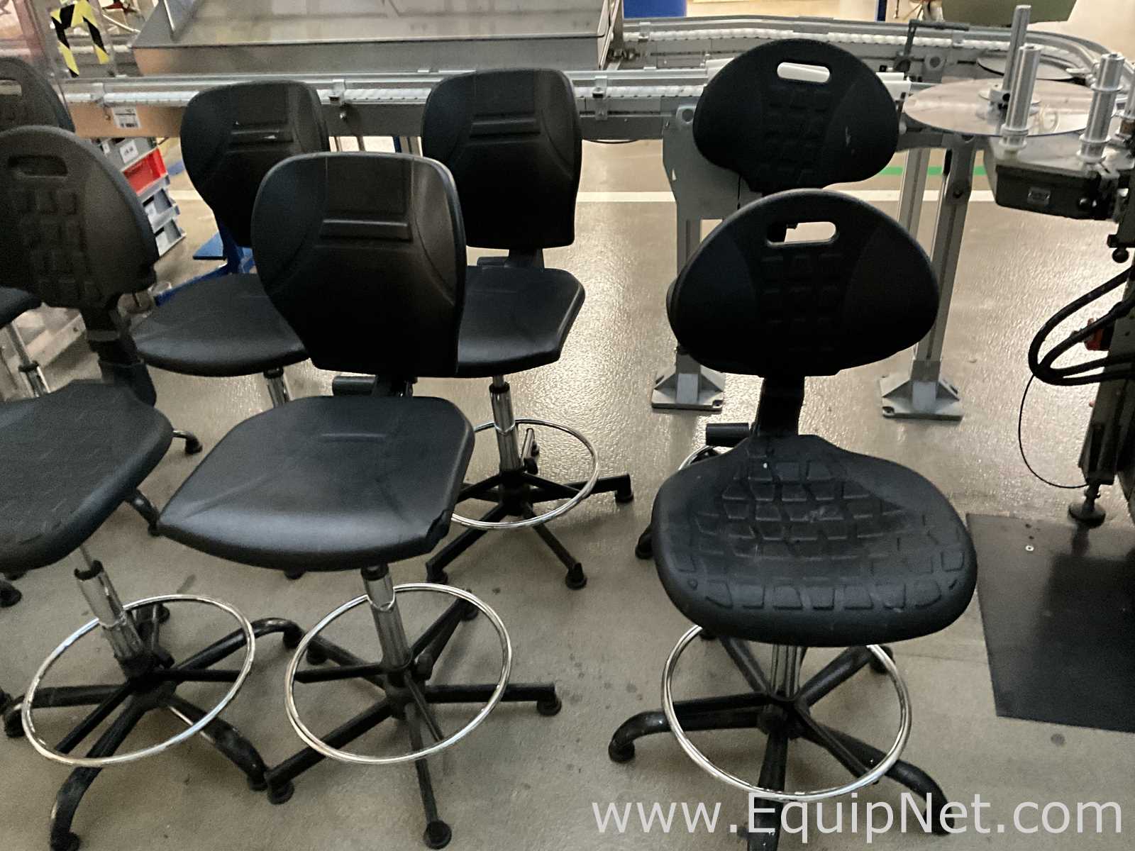 Lot of 8 Laboratory Chairs
