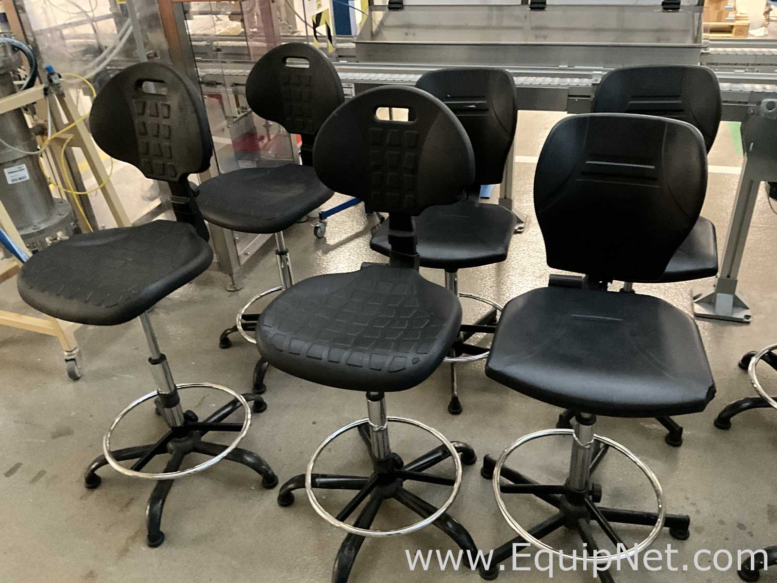 Lot of 8 Laboratory Chairs