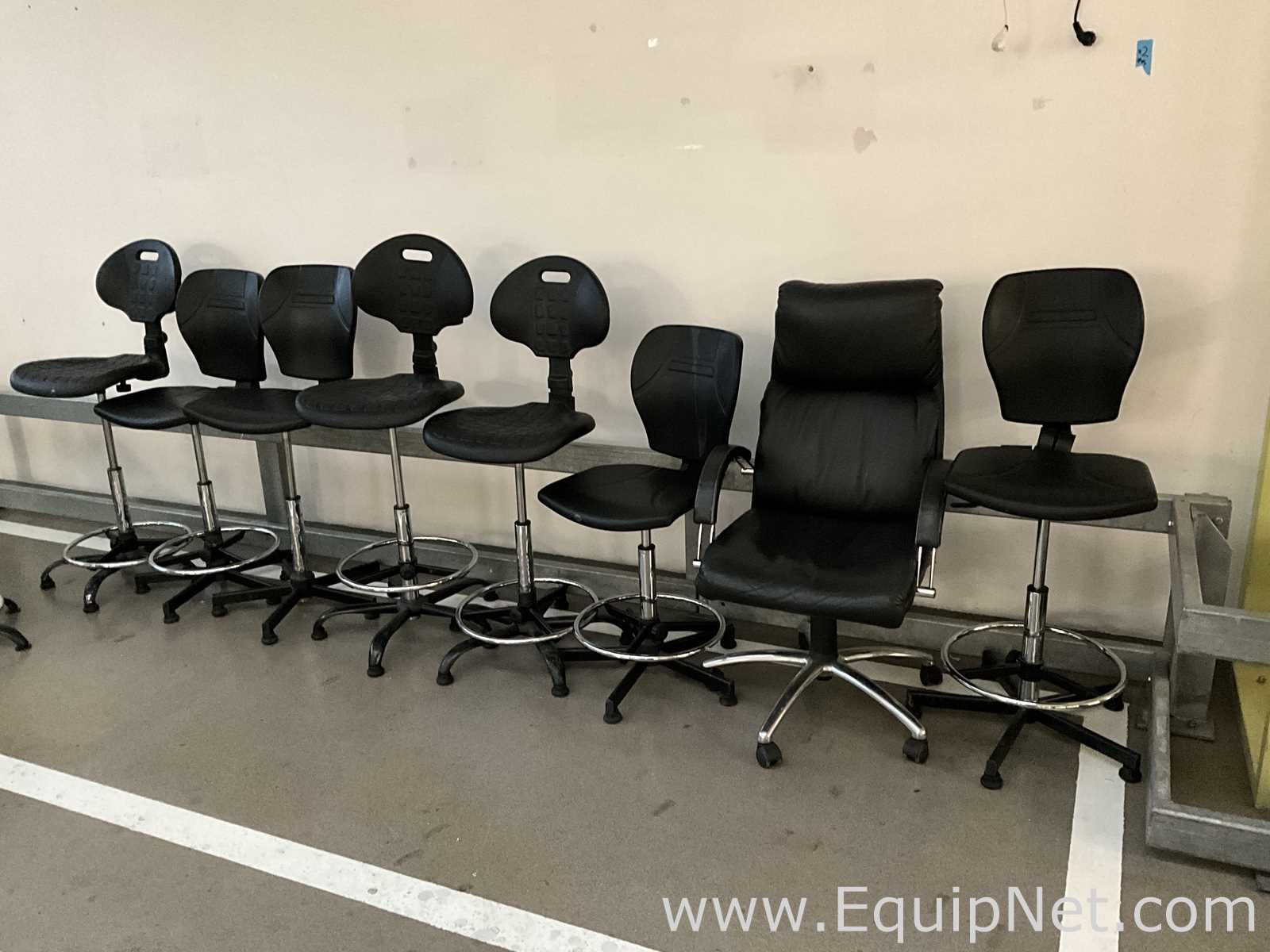 Lot of 8 Laboratory Chairs