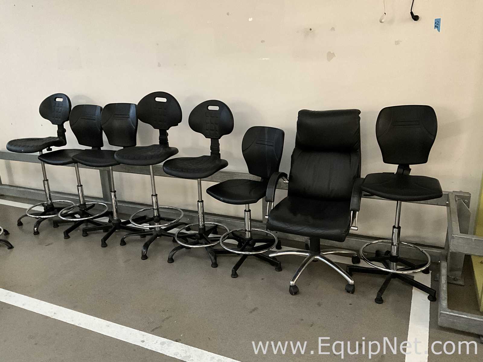 Lot of 8 Laboratory Chairs