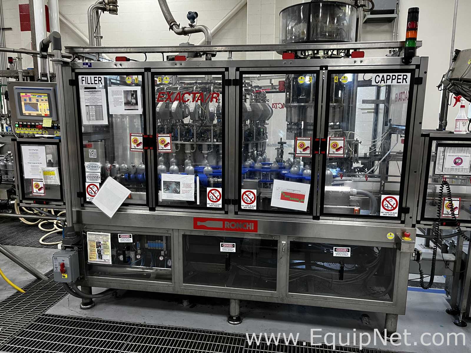 Línea de Línea de Llenado de Líquidos Ronchi Mario Srl EXACTA/RM 24/8 PT