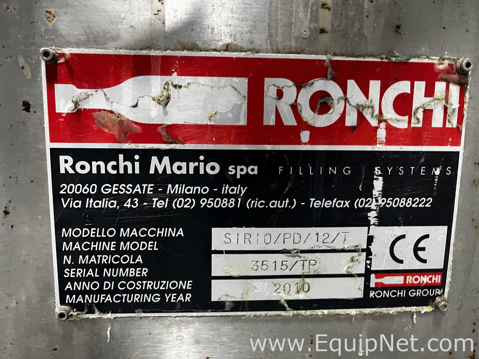 Línea de Línea de Llenado de Líquidos Ronchi Mario Srl EXACTA/RM 24/8 PT