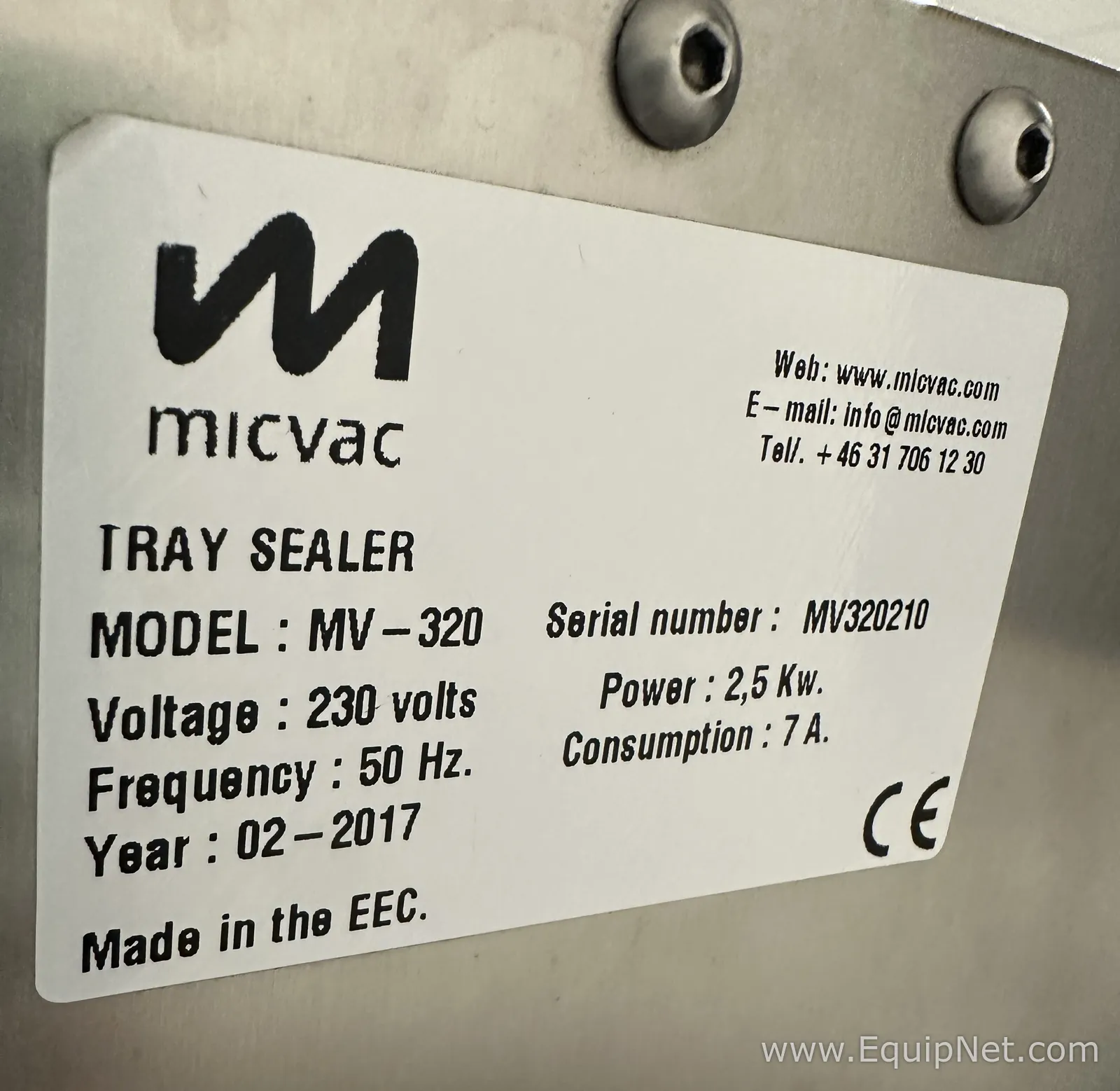Seladora Micvac MV-320