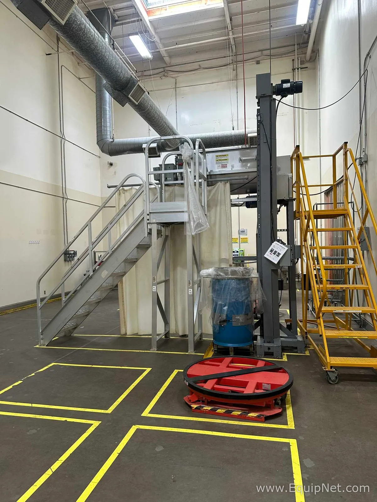 Integrated Stainless Ribbon Blender Mixer and Mettler Toledo Metal Detector Line