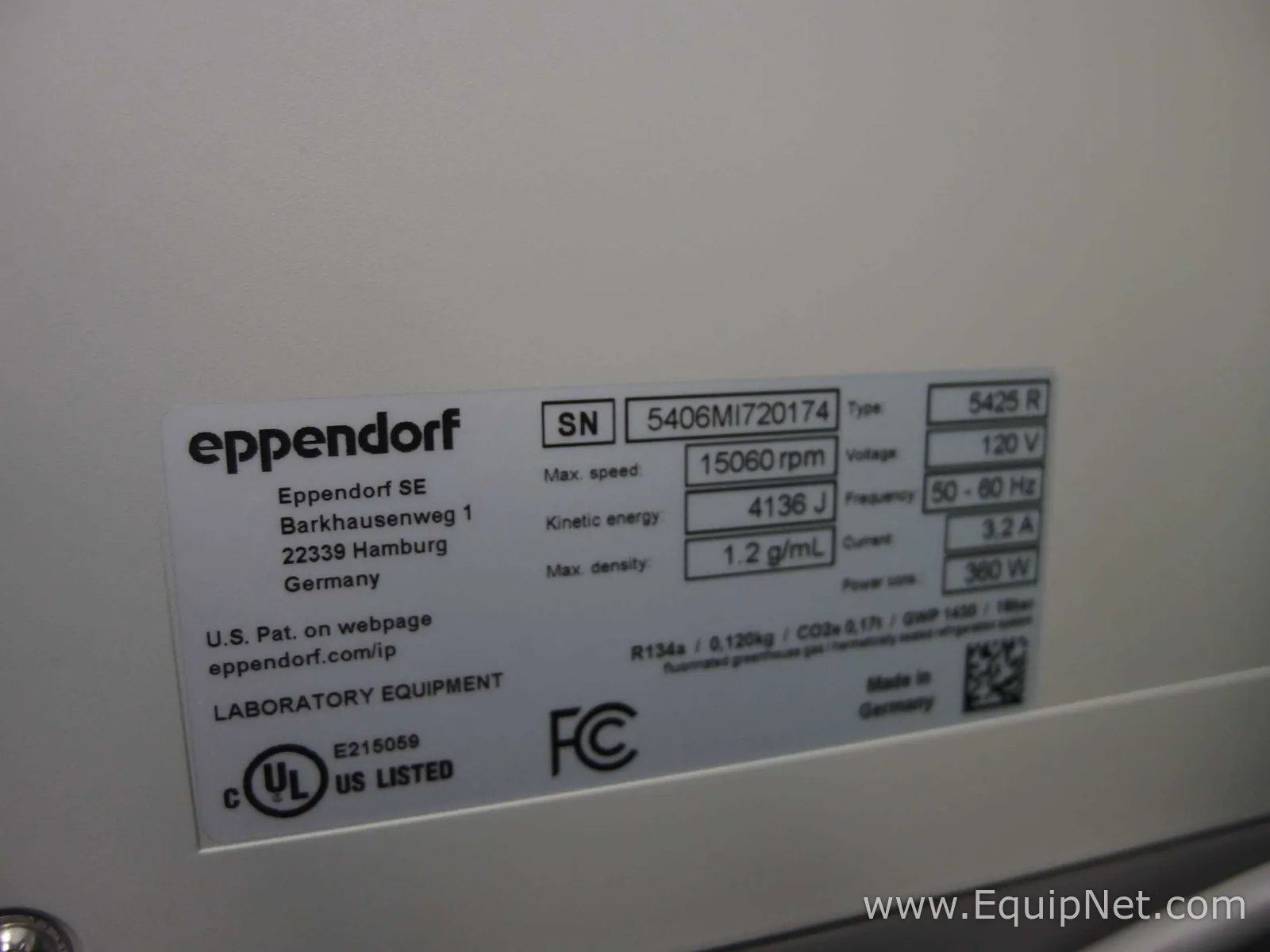 Eppendorf 5425 R Refrigerated Microcentrifuge