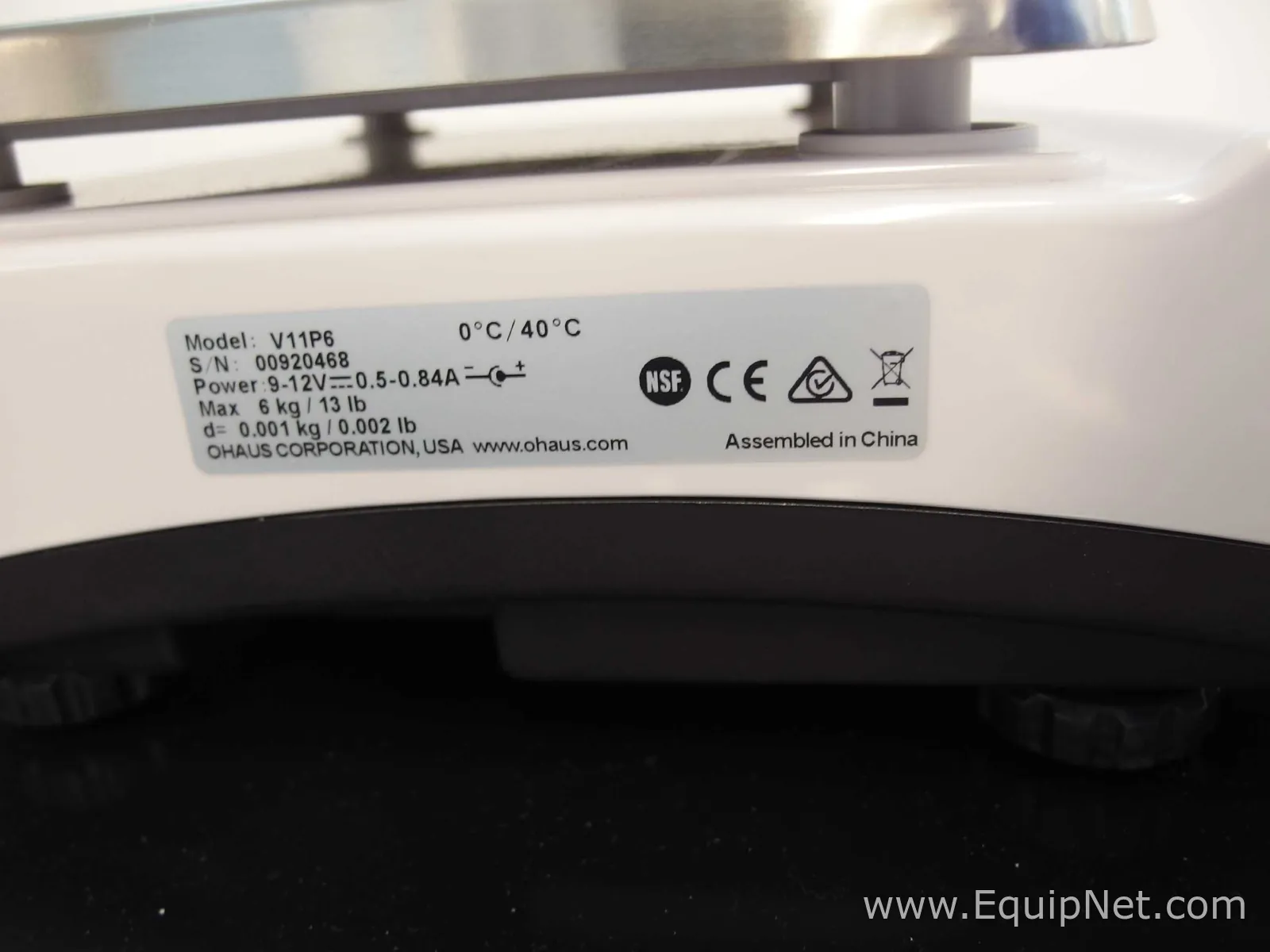 Unused Ohaus Valor 1000 V11P6 Compact Bench Scale
