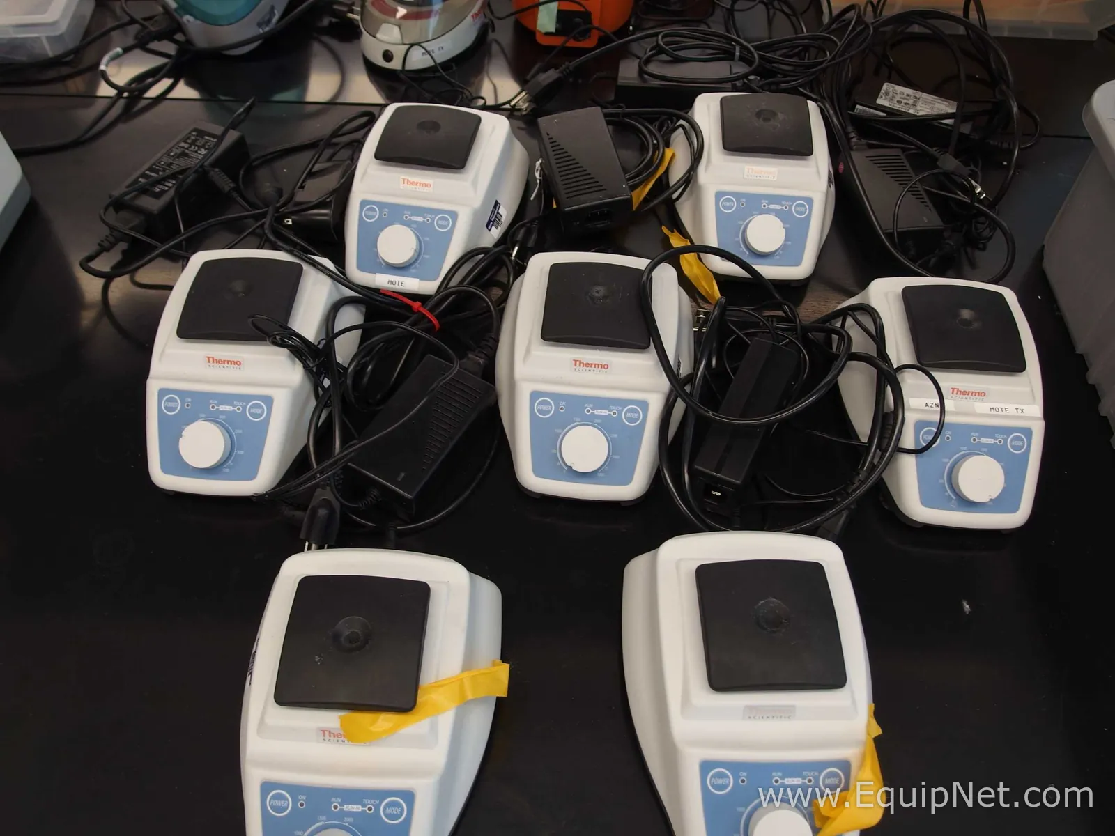 Lot of 7 Thermo Scientific LP Vortex Mixers